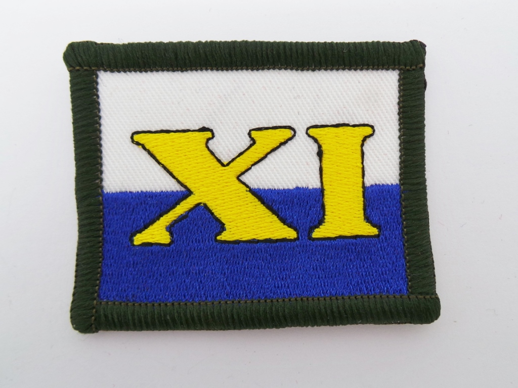 11th Signal Regiment Royal Signals Cloth Formation Sign