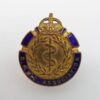 Royal Army Medical Corps (R.A.M.C.) Association Enamelled Lapel Badge - King's Crown
