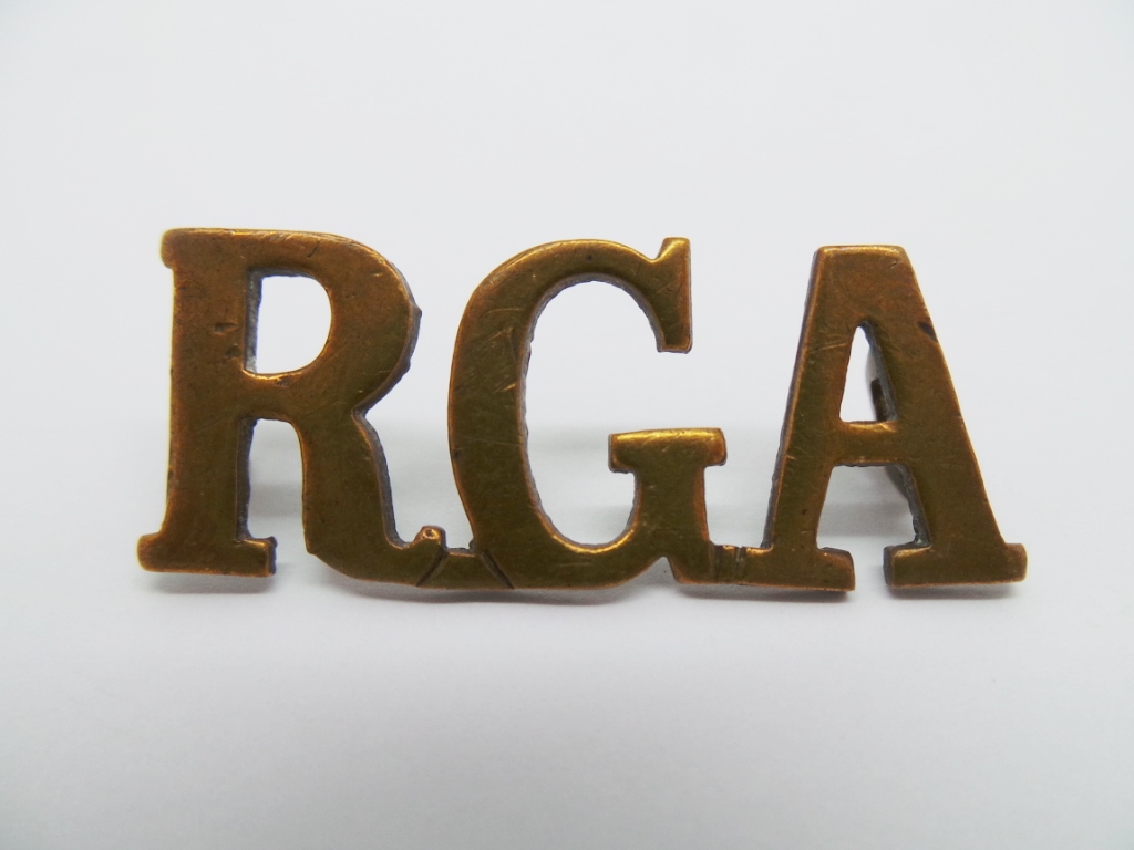 Royal Garrison Artillery (R.G.A.) Shoulder Title
