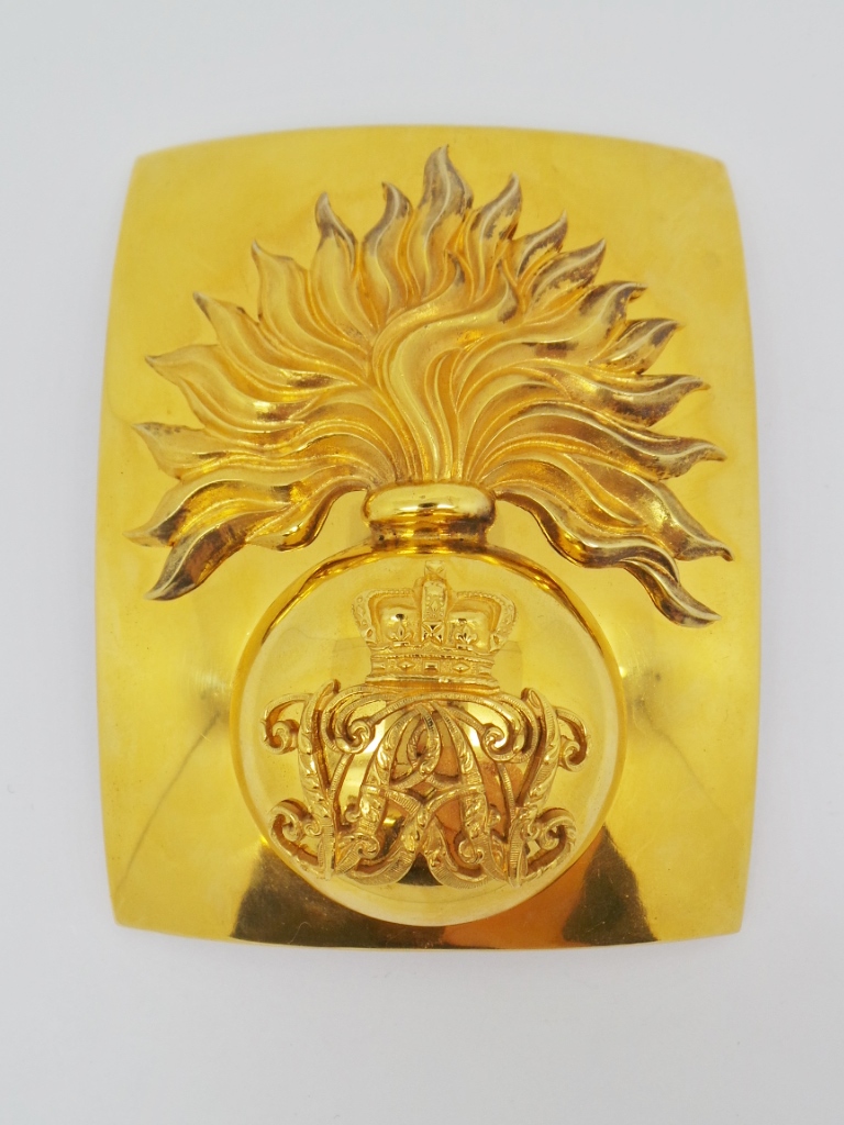 Victorian Grenadier Guards Officer's Shoulder Belt Plate