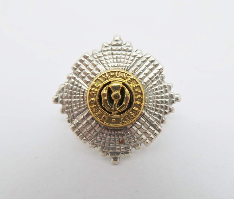 Scots Guards Officer's Service Dress Cap Badge