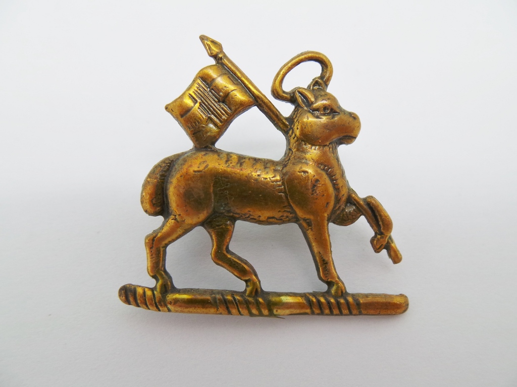 Queen's (Royal West Surrey) Regiment Collar Badge