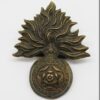 Royal Fusiliers (City of London Regiment) Officer's Service Dress Cap Badge - King's Crown