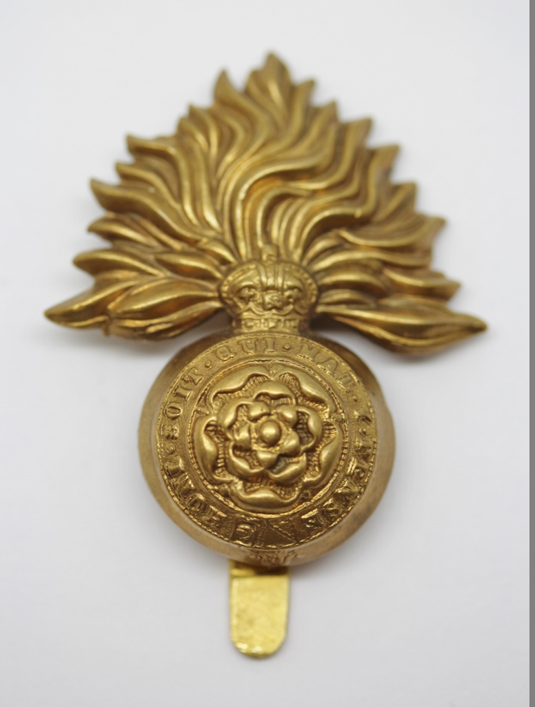 Royal Fusiliers Cap Badge - King's Crown