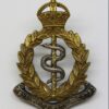 Royal Army Medical Corps (R.A.M.C.) Officer's Dress Cap Badge - King's Crown