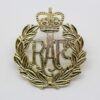 Royal Air Force (R.A.F.) Anodised (Staybrite) Cap Badge - Queen's Crown