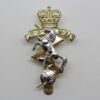 Royal Electrical & Mechanical Engineers (REME) Anodised (Staybrite) Cap Badge - Queen's Crown