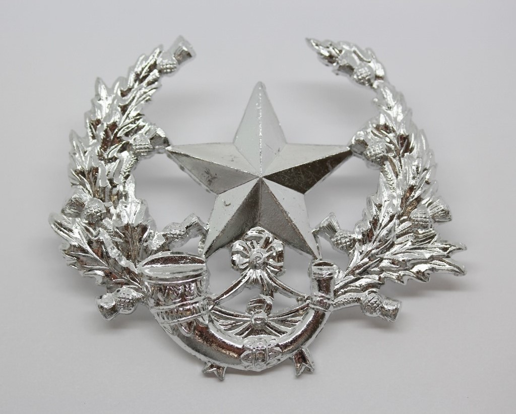 Cameronians (Scottish Rifles) Anodised (Staybrite) Cap Badge