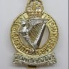 Queen's Royal Irish Hussars Anodised (Staybrite) Cap Badge - Queen's Crown