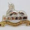 Royal Lincolnshire Regiment Anodised (Staybrite) Cap Badge