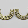 Pair of Boer War Middlesex Regiment (MIDDLESEX) Shoulder Titles