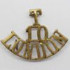 10th Bn (Hackney) London Regiment (T/10/LONDON) Shoulder Title