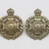 Pair of 8th City of London Bn (Post Office Rifles) London Regiment Collar Badges