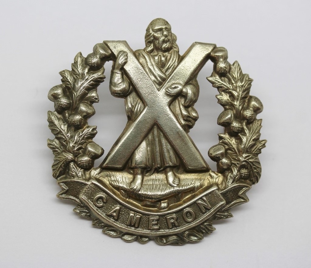 Queen's Own Cameron Highlanders Cap Badge