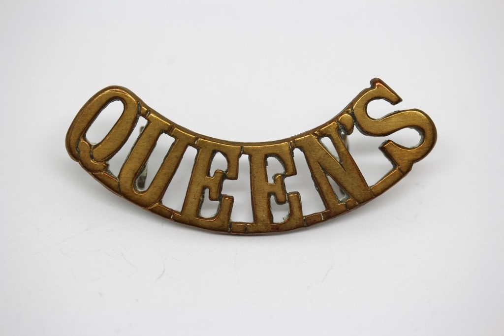 Queen's Royal West Surrey Regiment (QUEEN'S) Shoulder Title