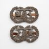 Pair of Argyll & Sutherland Highlanders Officer's Service Dress Collar Badges (with blades)