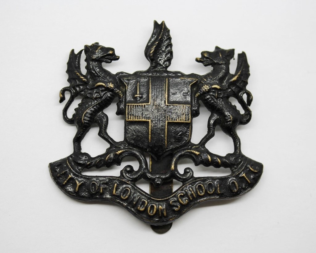 City of London School O.T.C. Cap Badge