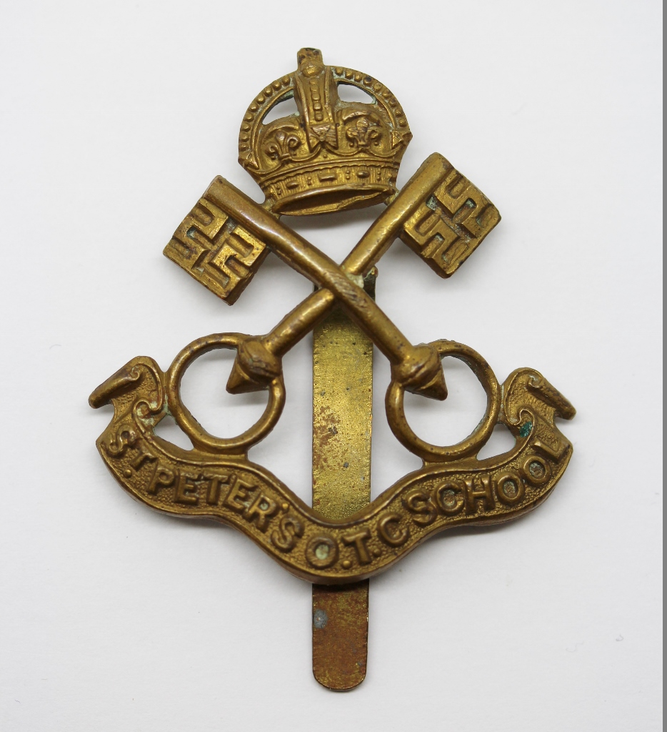 St. Peter's School O.T.C. Cap Badge