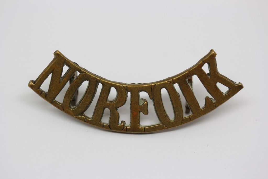 Norfolk Regiment (NORFOLK) Shoulder Title