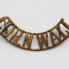 Duke of Cornwall's Light Infantry (CORNWALL) Shoulder Title