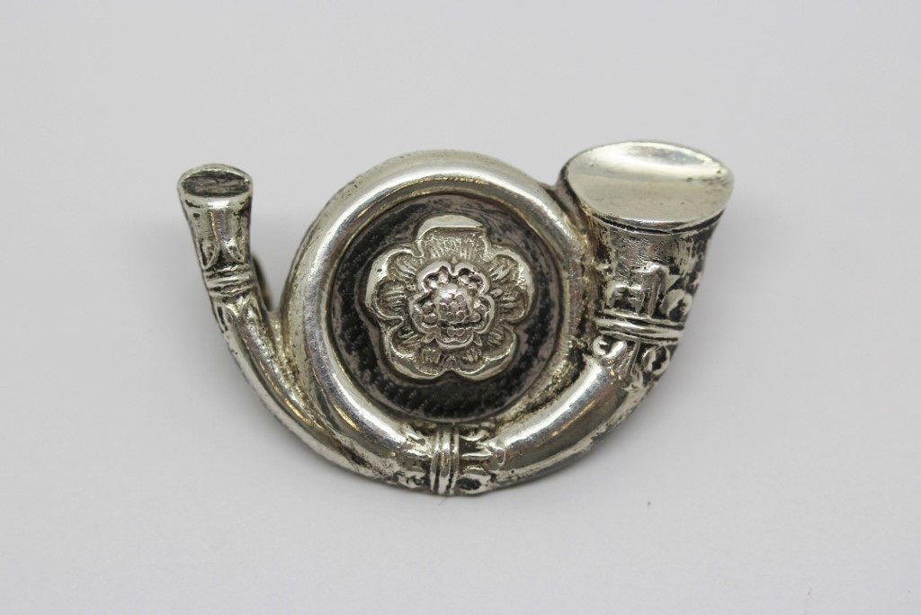 King's Own Yorkshire Light Infantry (K.O.Y.L.I.) Officer's Collar Badge