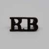 Rifle Brigade (R.B.) Shoulder Title