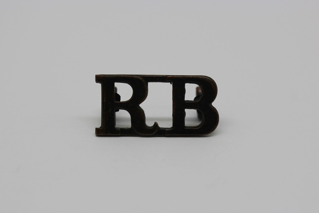 Rifle Brigade (R.B.) Shoulder Title