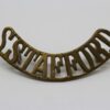 South Staffordshire Regiment (S.STAFFORD) Shoulder Title