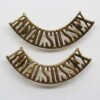 Pair of Royal Sussex Regiment (ROYAL SUSSEX) Shoulder Titles