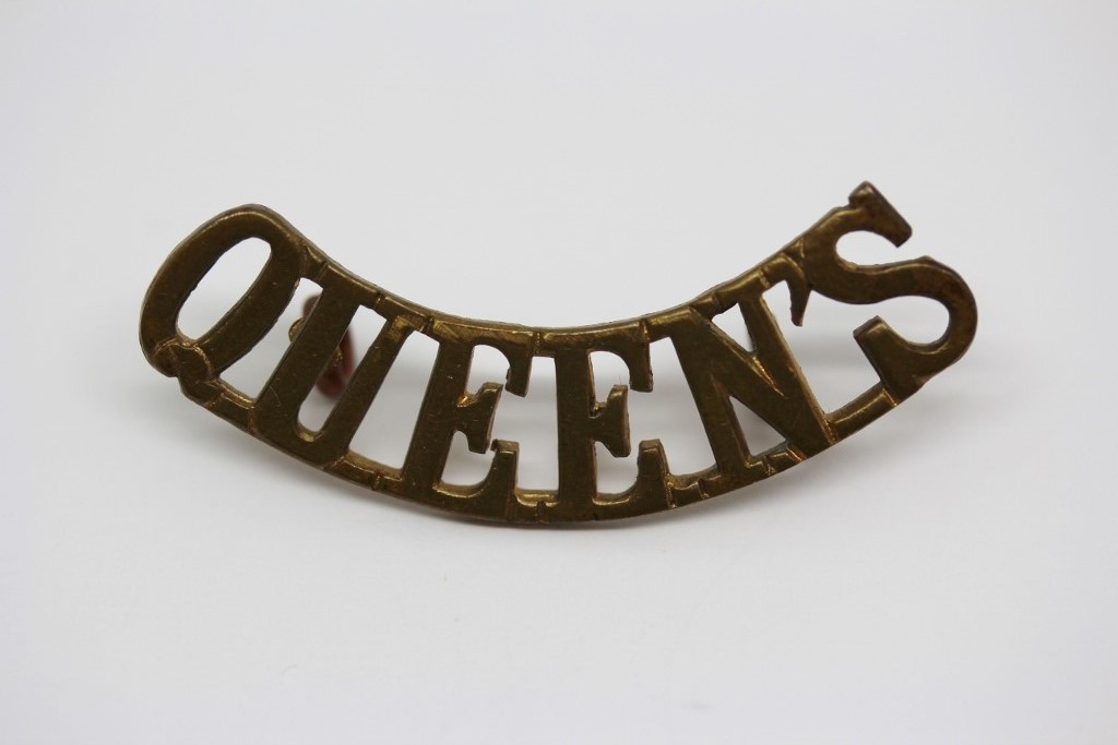 Queen's Royal West Surrey Regiment (QUEEN'S) Shoulder Title