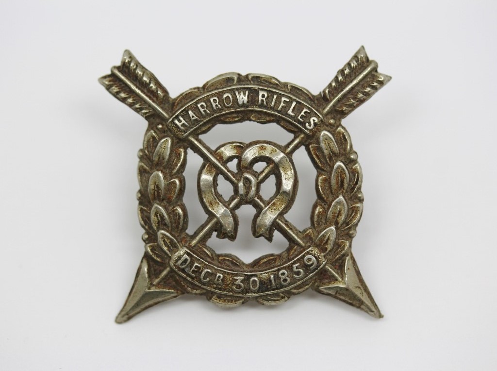 Harrow School (Harrow Rifles) O.T.C. Cap Badge