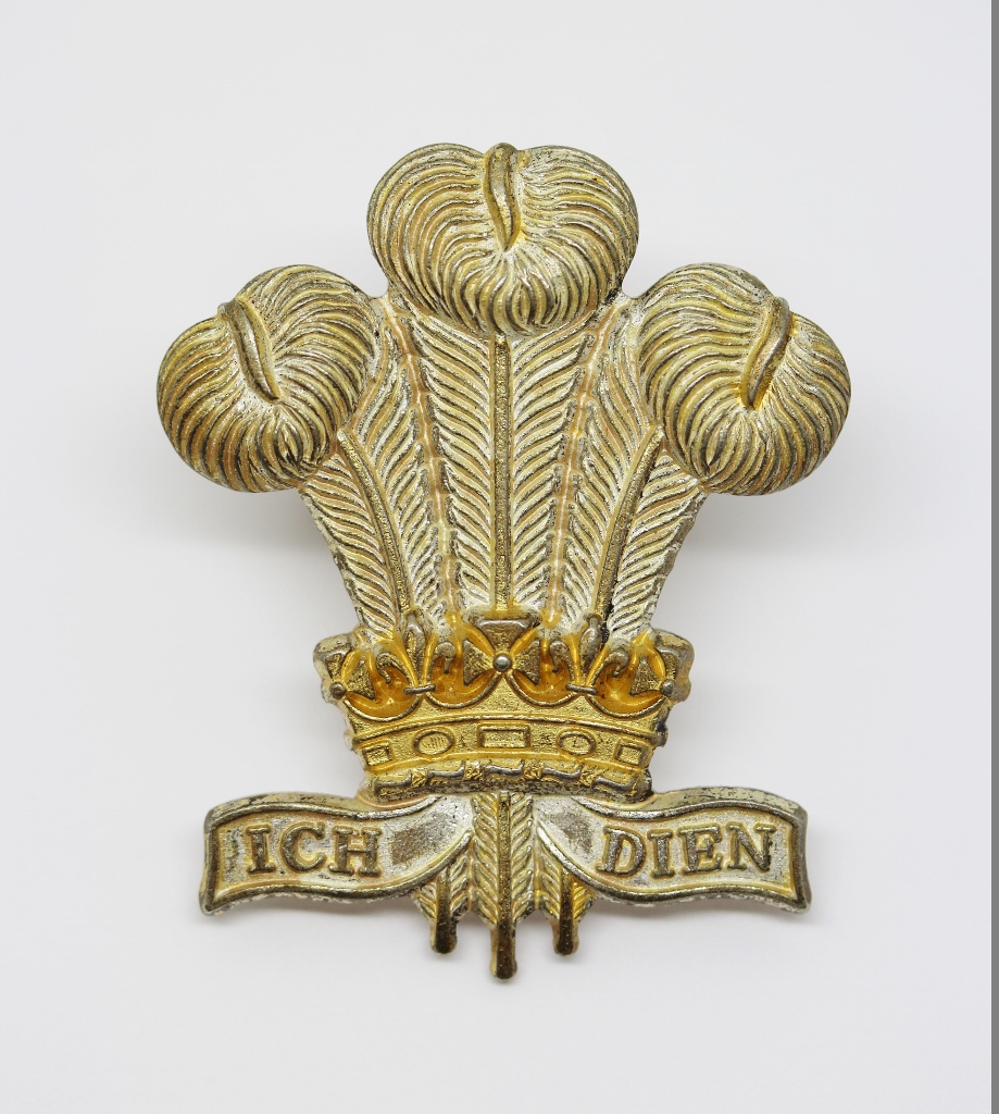 Royal Regiment of Wales Officer's Cap Badge