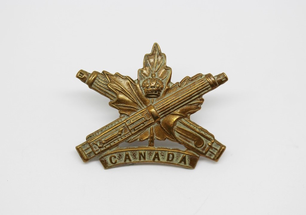 Canadian Machine Gun Corps Collar Badge