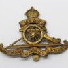 Royal Artillery Cap Badge - King's Crown