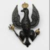 14th / 20th Hussars Cap Badge (Blackened Metal)