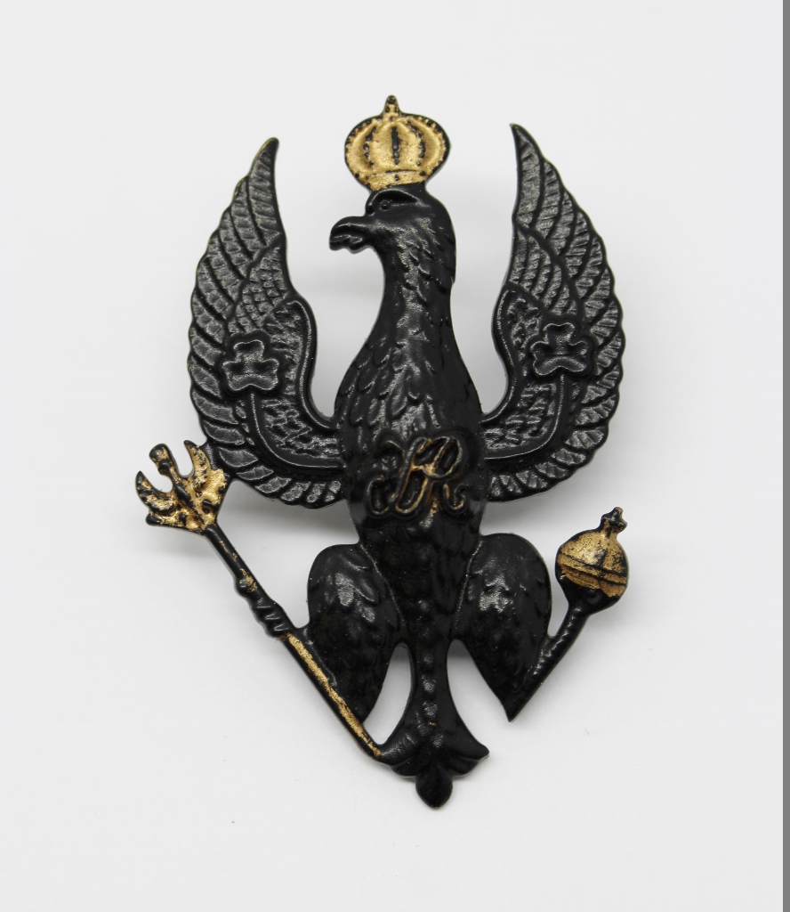 14th / 20th Hussars Cap Badge (Blackened Metal)