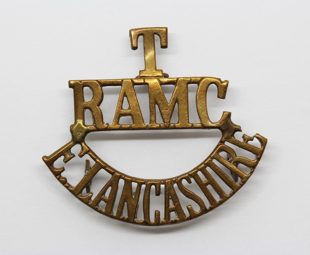 Royal Army Medical Corps East Lancashire Territorials (T/R.A.M.C./E.LANCASHIRE) Shoulder Title