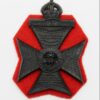 King's Royal Rifle Corps (K.R.R.C.) WW2 Plastic Economy Cap Badge
