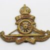 Royal Artillery Cap Badge - King's Crown