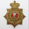 Victorian Welsh Regiment Blue Cloth Helmet Plate