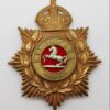 Edwardian King's (Liverpool) Regiment Blue Cloth Helmet Plate