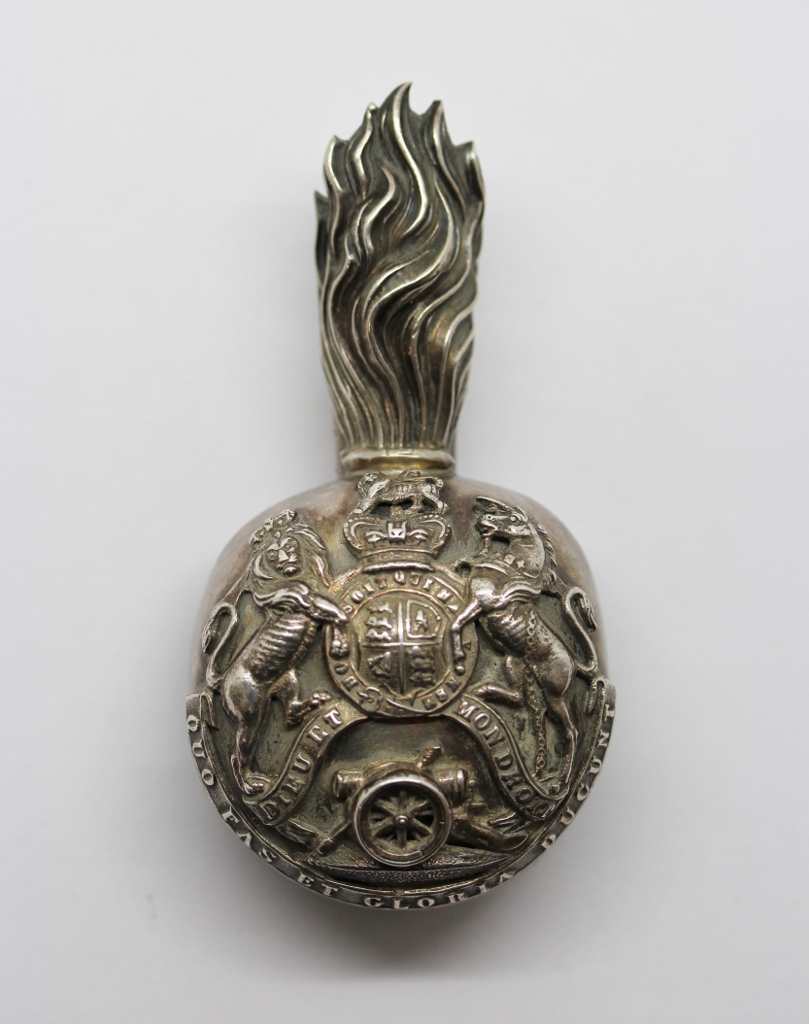 Victorian Royal Artillery Volunteers Officer's Busby Badge / Plume Holder