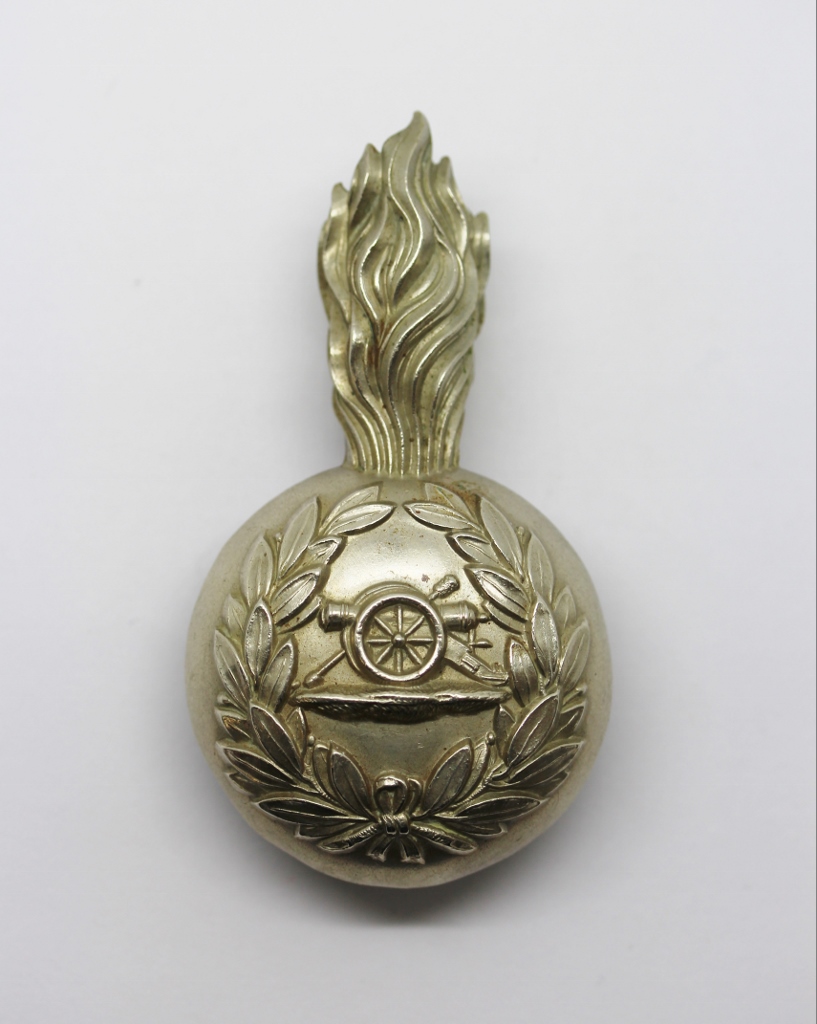 Victorian Royal Artillery Volunteers Busby Badge / Plume Holder