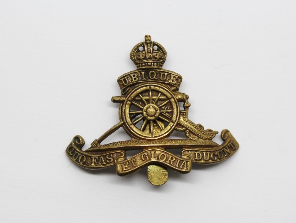 Royal Artillery Beret Badge - King's Crown