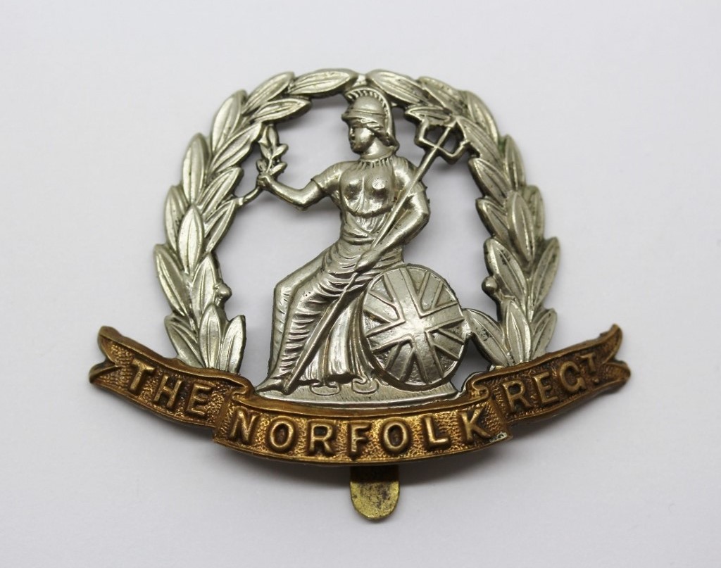 Norfolk Regiment Cap Badge