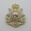 23rd Bn. London Regiment Anodised (Staybrite) Cap Badge - Queen's Crown