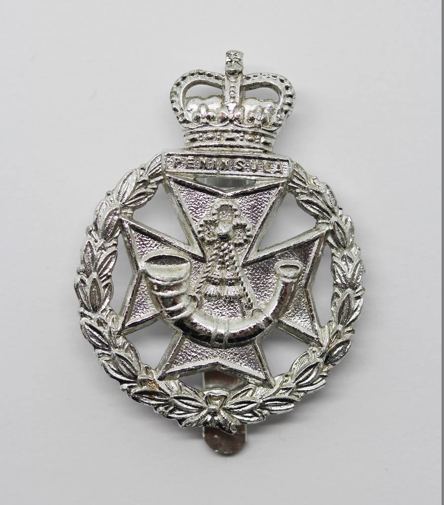 Green Jackets Brigade Anodised (Staybrite) Cap Badge