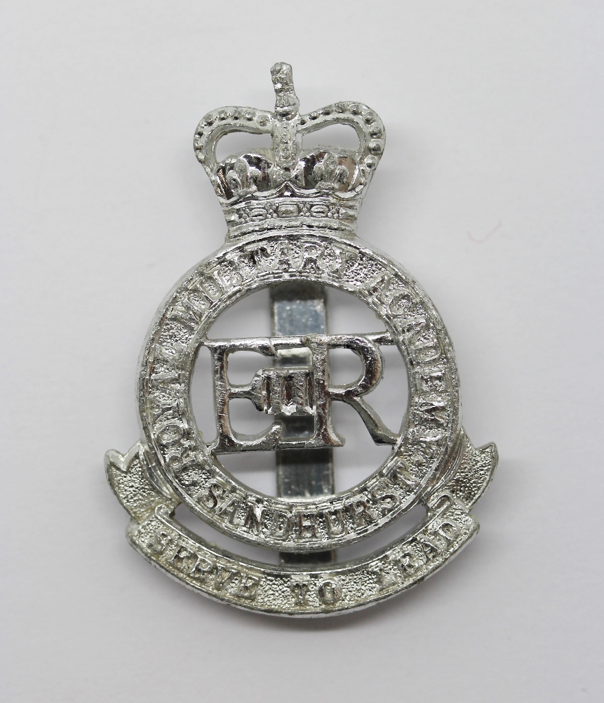 Royal Military Academy Sandhurst Anodised (Staybrite) Cap Badge