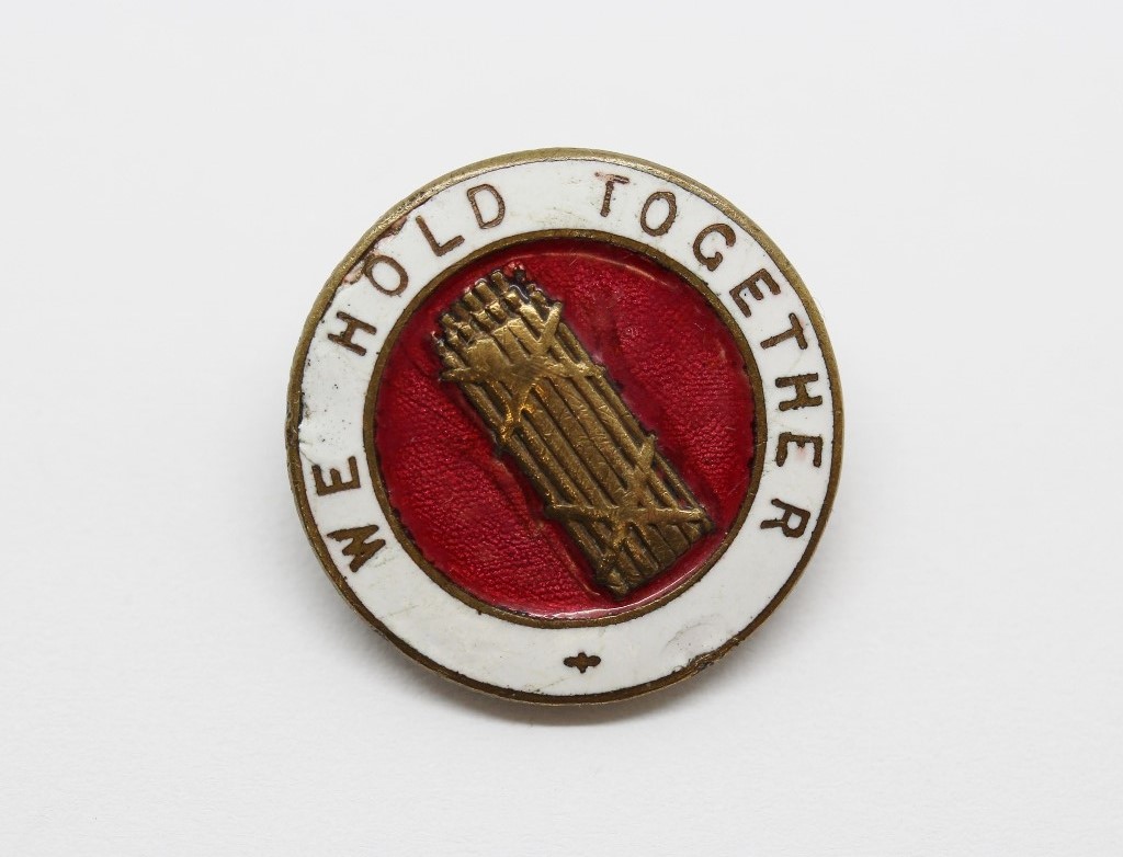 British Fascist Organisation 'We Hold Together' Enamelled Lapel Badge