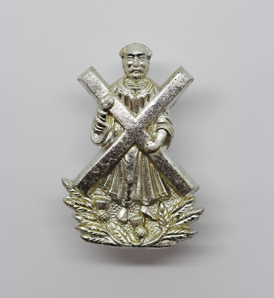 Black Watch (Royal Highlanders) Anodised (Staybrite) Sporran Badge
